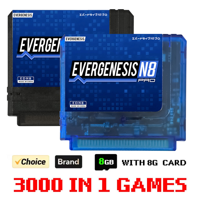 Retro Gaming Handheld - 3000 in 1 Game Card ED