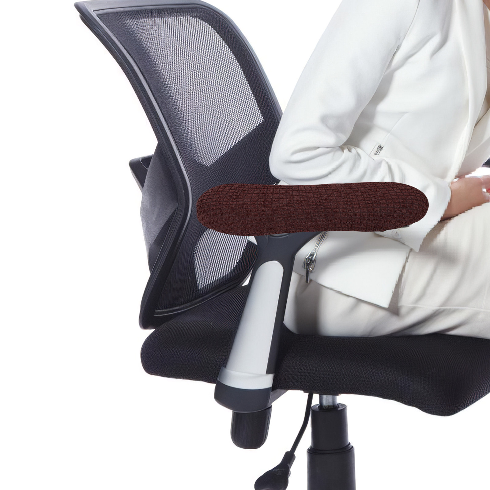Retro Gaming On - 2Pcs Stretch Armrest Sleeves Office Chair