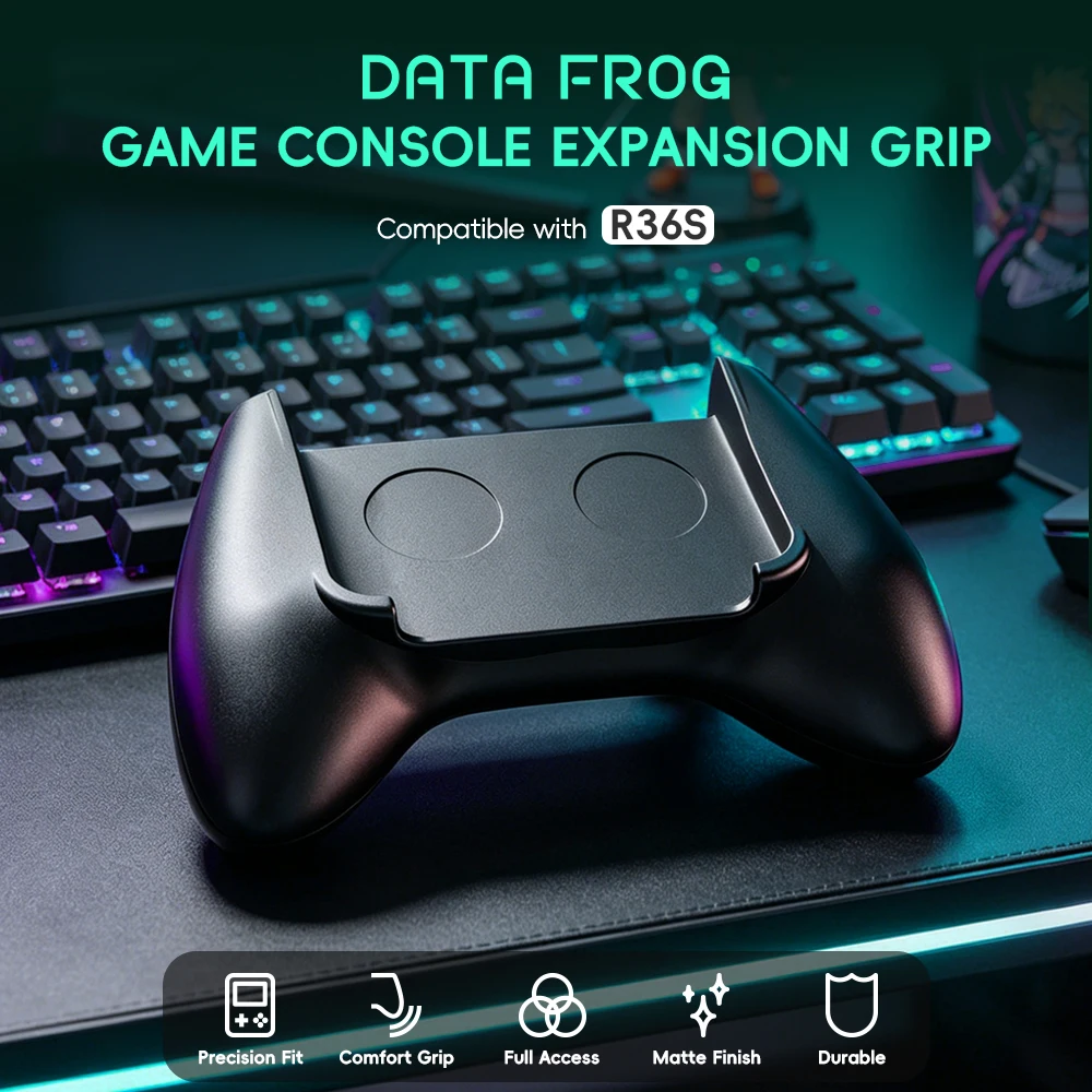 Retro Gaming On - Data Frog R36S Game Grip Ergonomic