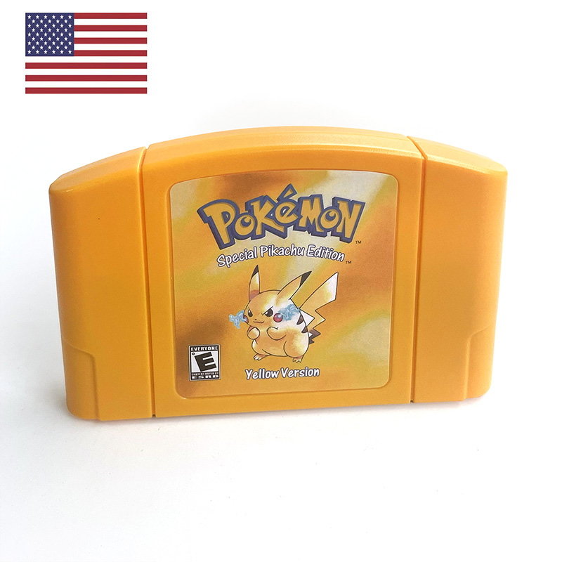 Retro Gaming Handheld - USA NTSC Version English Pokemon Yellow