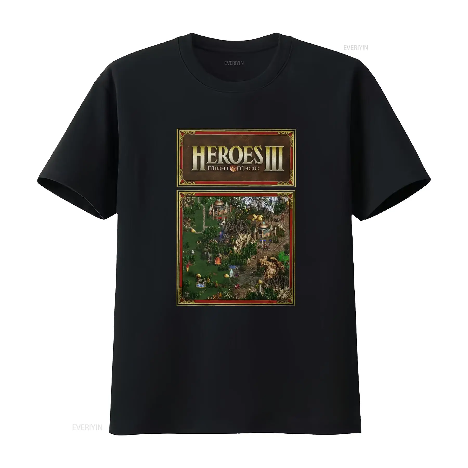 Retro Gaming Shirt - Heroes Map of Might And Magic