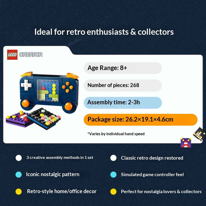 LEGO Creator 3in1 Building Blo - Retro Gaming Handheld review and price