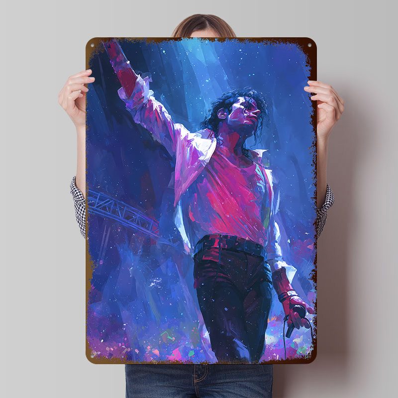 Michael Jackson on Stage Poste - Retro Gaming On review and price