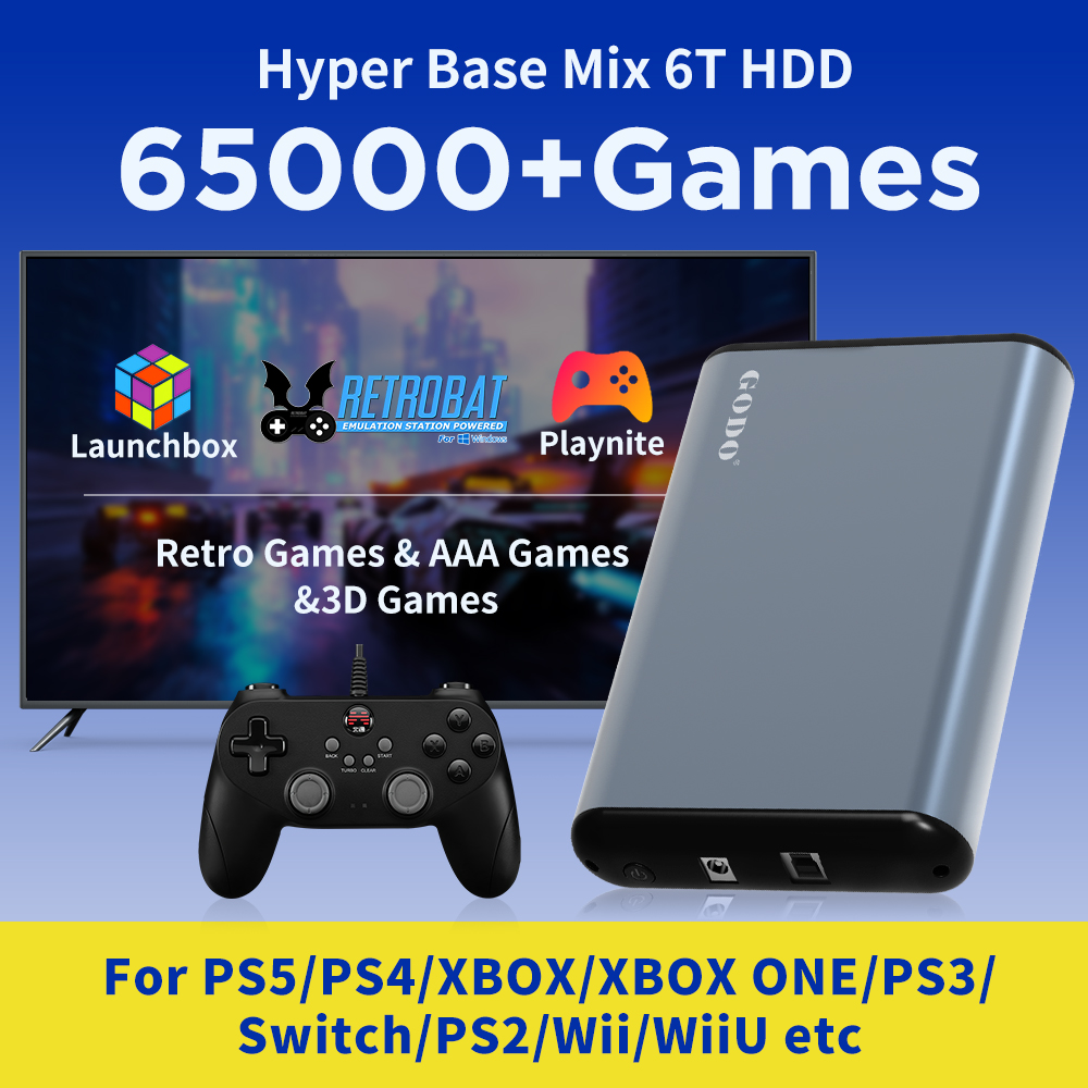 JMachen 6TB Portable Gaming HD - Retro Gaming Xbox review and price