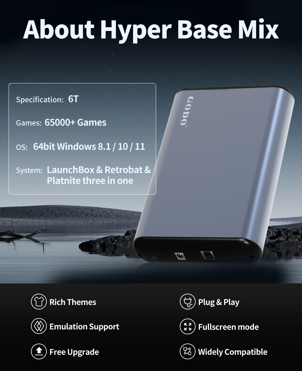 JMachen 6TB Portable Gaming HD - Retro Gaming Xbox review and price