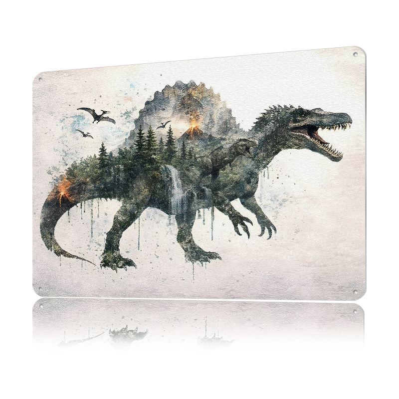 Spinosaurus Metal Poster Custo - Retro Poster Gaming review and price