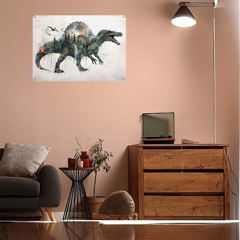 Spinosaurus Metal Poster Custo - Retro Poster Gaming review and price