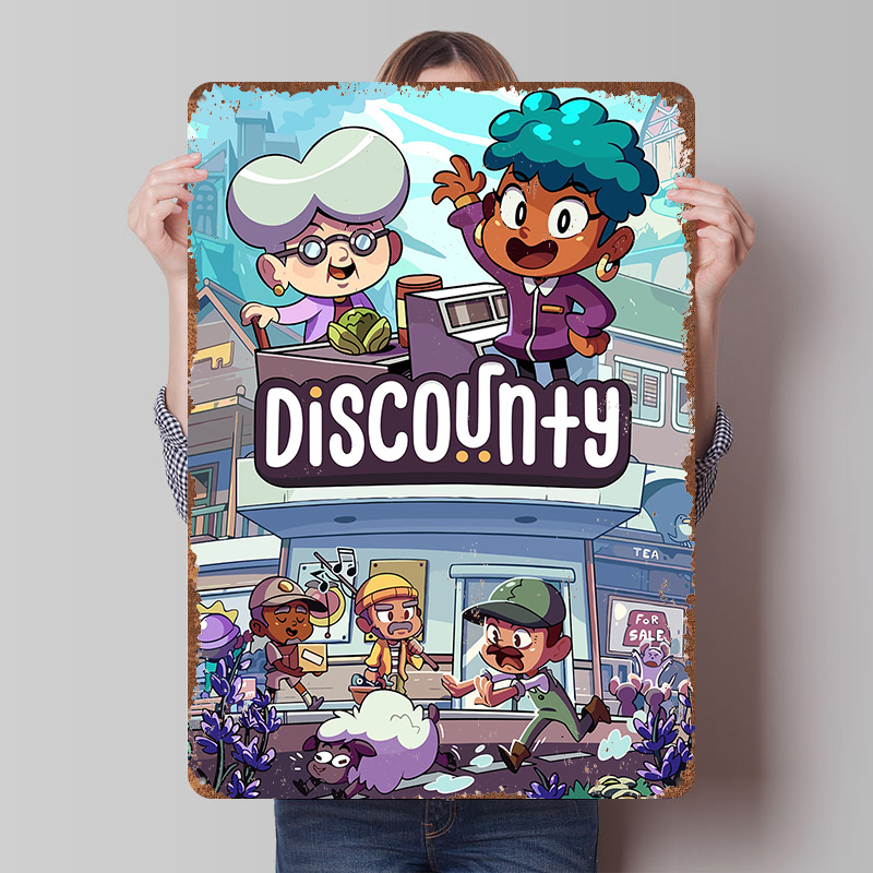 Discounty Game Cover Art Metal - Retro Poster Gaming review and price