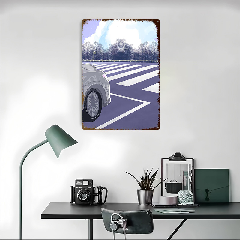 on Crosswalk With Winter Trees - Retro Gaming On review and price