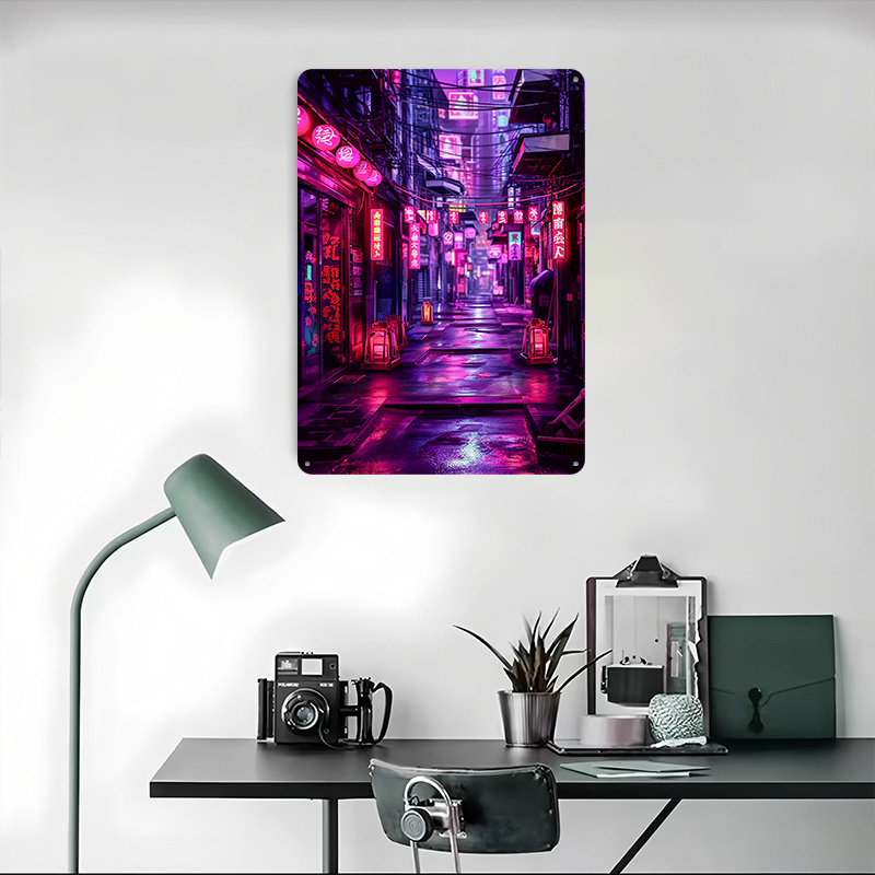 Tokyo Nights Cyberpunk Poster  - Retro Gaming Tokyo review and price