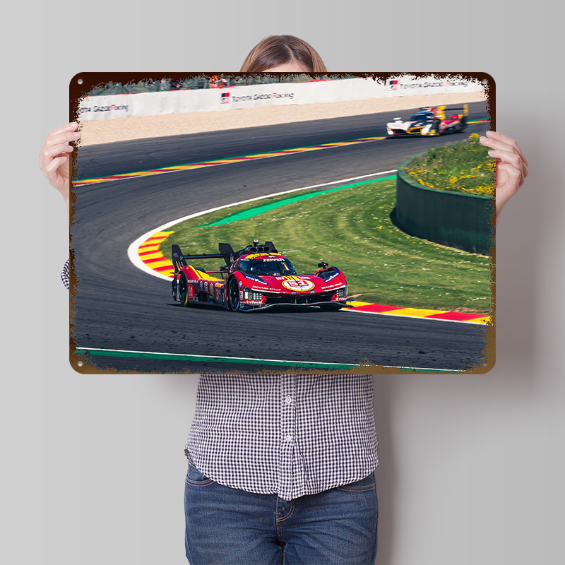 Racing Car on the Track Printe - Retro Gaming On review and price