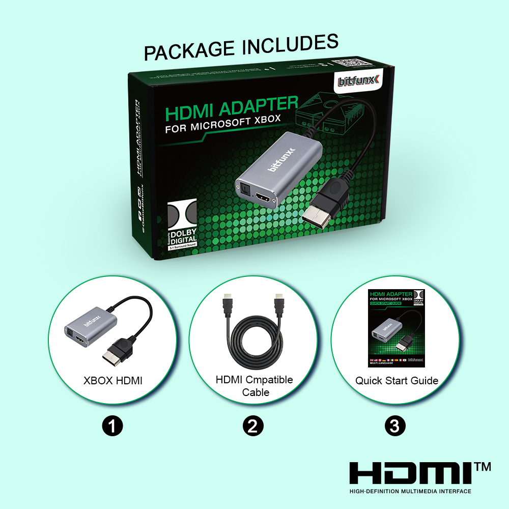 Bitfunx HDMI™ Adapter for XBOX - Retro Gaming Xbox review and price