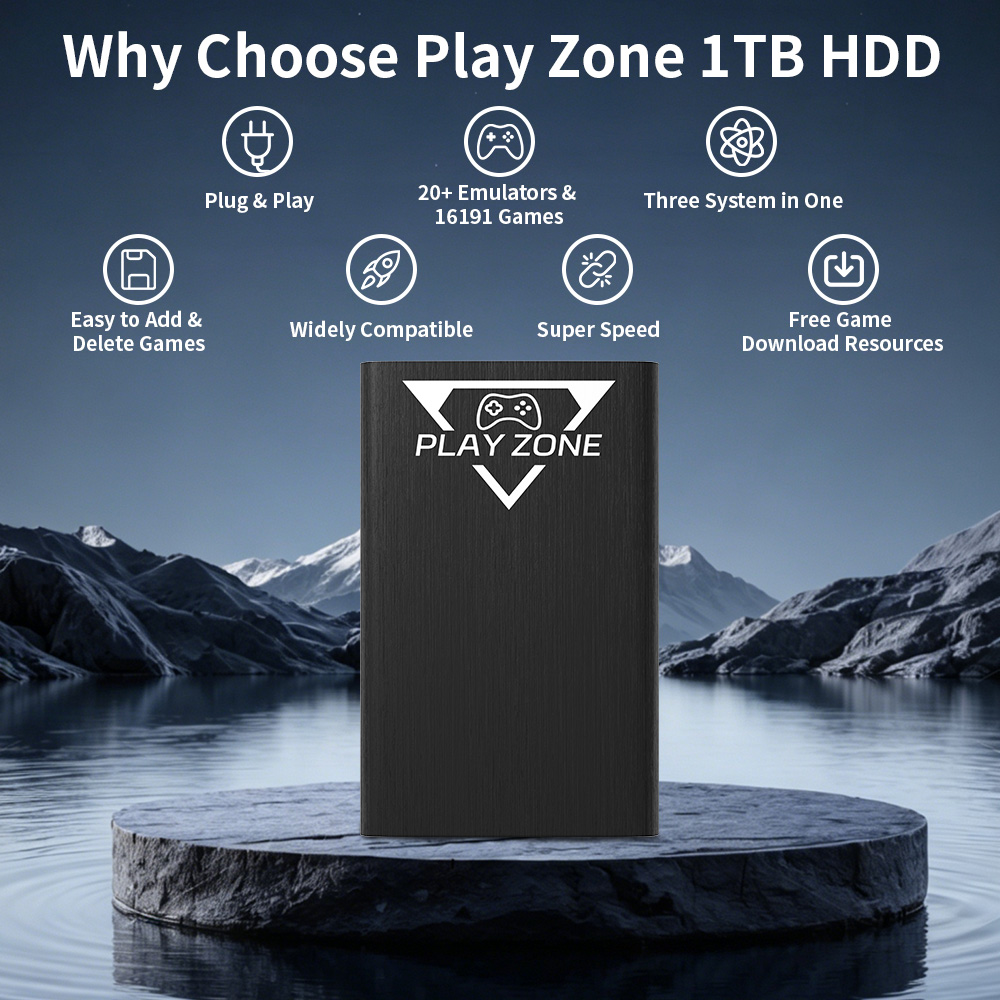Play Zone 1TB Portable Gaming  - Retro Gaming Xbox review and price