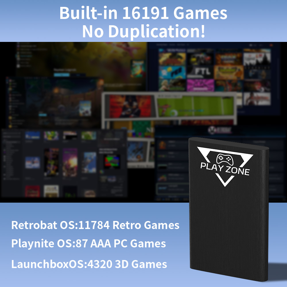 Play Zone 1TB Portable Gaming  - Retro Gaming Xbox review and price