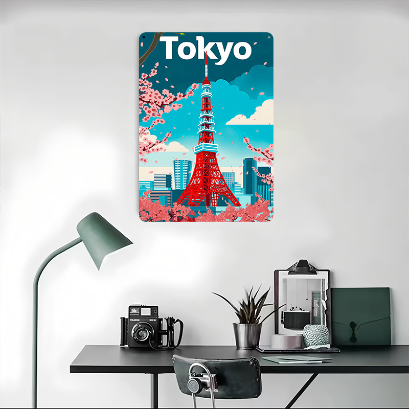 Tokyo Travel Tinplate Poster C - Retro Gaming Tokyo review and price