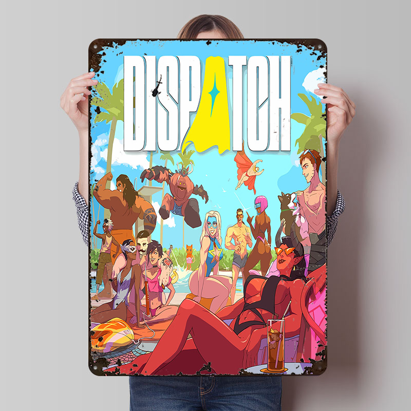 Dispatch: Poolside Gathering P - Retro Poster Gaming review and price
