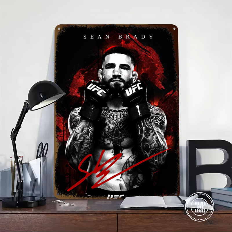 Sean Brady Fighter Portrait Ti - Retro Poster Gaming review and price