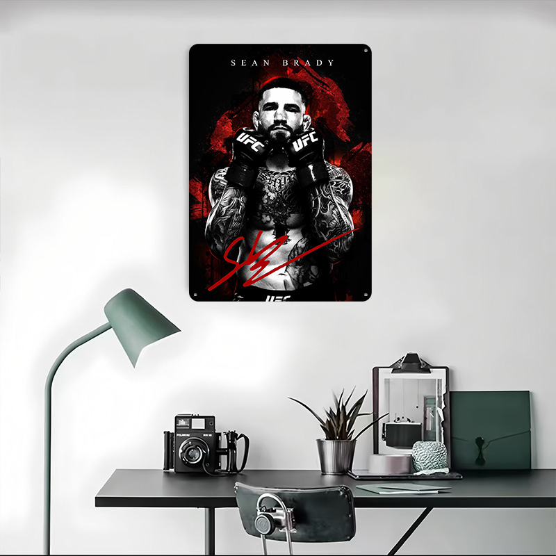 Sean Brady Fighter Portrait Ti - Retro Poster Gaming review and price