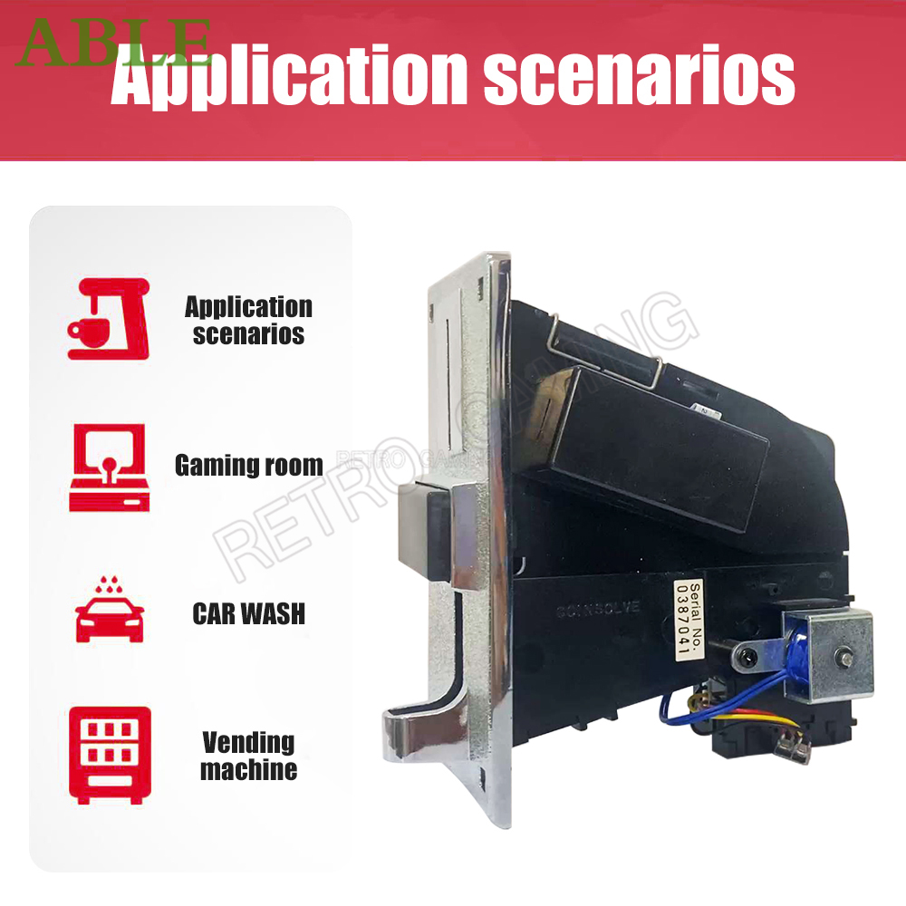 EU9 Coin Acceptor Metal Panel  - Retro Gaming Store review and price