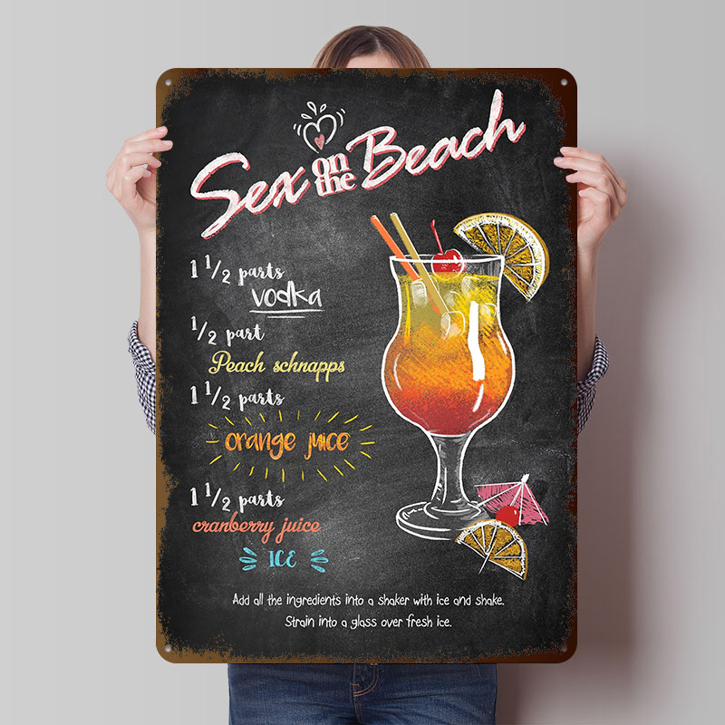 Sex on the Beach Tinplate Post - Retro Gaming On review and price