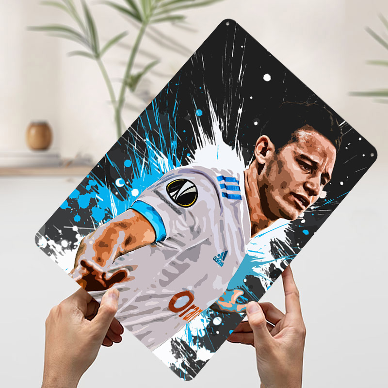 Florian Thauvin Painting Metal - Retro Poster Gaming review and price