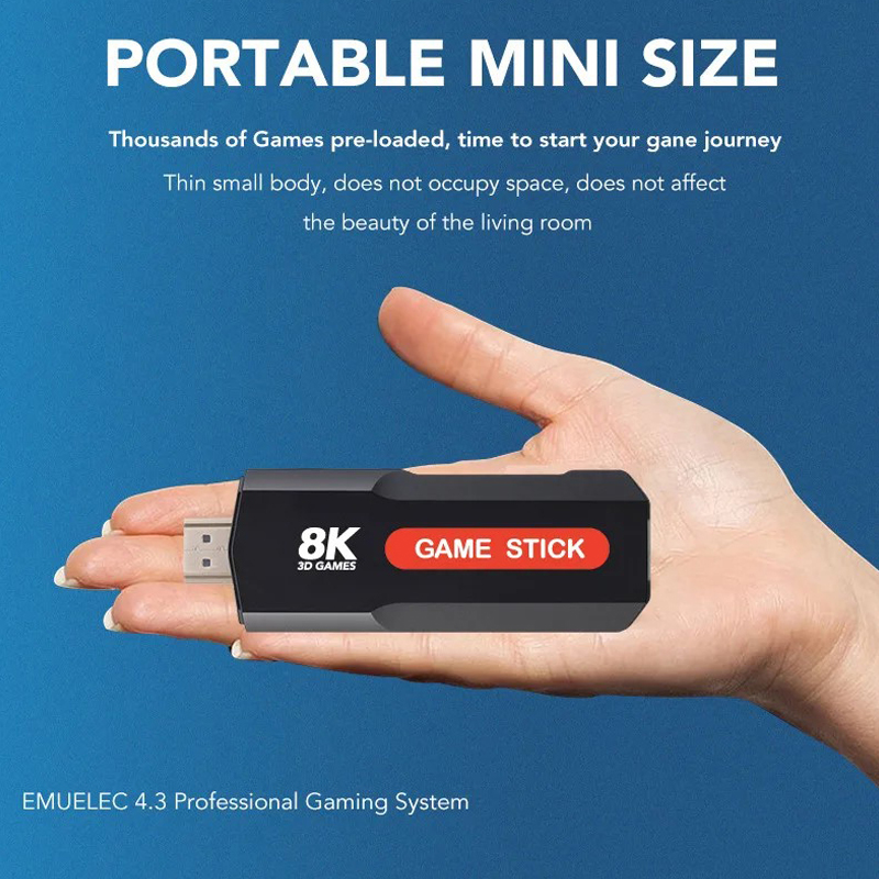 X2 Game Stick HD 4K 8K 3D Cons - Retro Gaming Xbox review and price