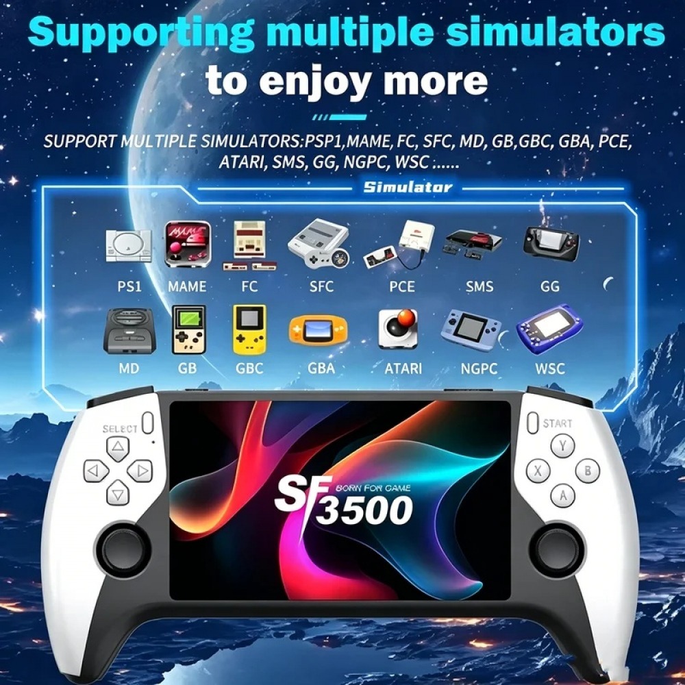 SF3500 5 inch Handheld Game Co - Retro Gaming Handheld review and price